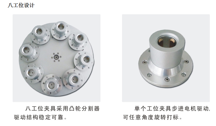 自动化多工位旋转激光打标机配套系统 自动化多工位旋转激光打标机配套系统